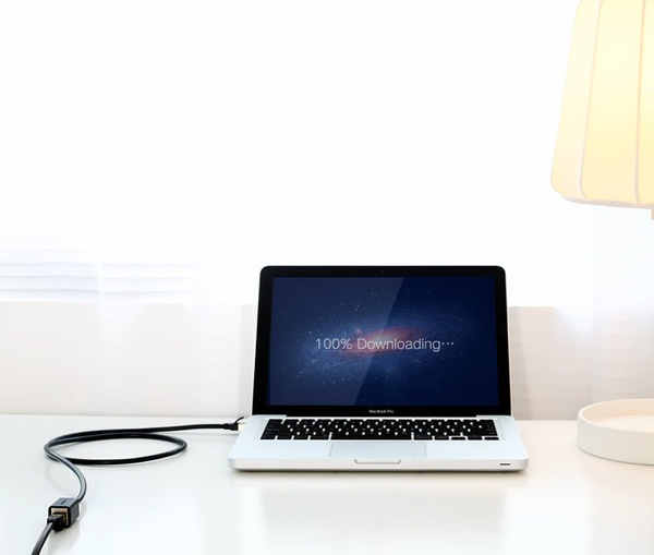 Ugreen NW112 11282 Network Ethernet Cable RJ45 (Female) - RJ45 (Male) F/UTP Cat. 6 1 Gbps 3m - black