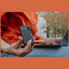 Dysk Zewnętrzny Verbatim Pocket SSD 2TB  - brelok do kluczy z kablem USB-C 3.2 gen.2 czarno-pomarańczowy/black-orange 32197