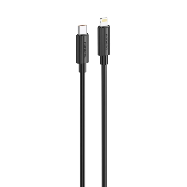 FONENG cable XS07 USB-C - Lightning PD 27W 1.2M Black