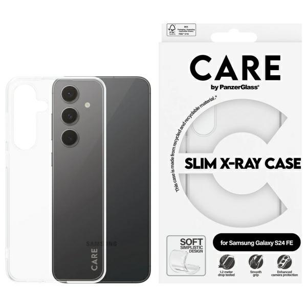 CARE by PanzerGlass Slim X-Ray Case Sam   S24 FE S721 przezroczysty/transparent 1963