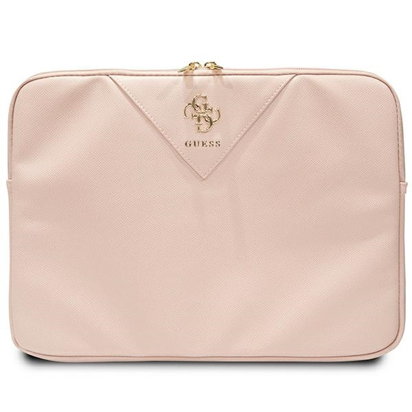 Guess Sleeve GUCS14ZPGSTEGP 14"różowy/pink Triangle 4G