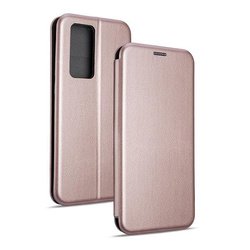 Beline Etui Book Magnetic Huawei P40 Pro różowo-złoty/rosegold