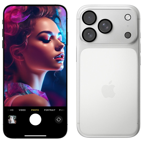 Ochrona na obiektyw aparatu 3MK Lens Pro FullCover do Apple iPhone 17 Pro