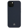 Etui Mercedes Silicone Line na iPhone 13 mini - granatowe