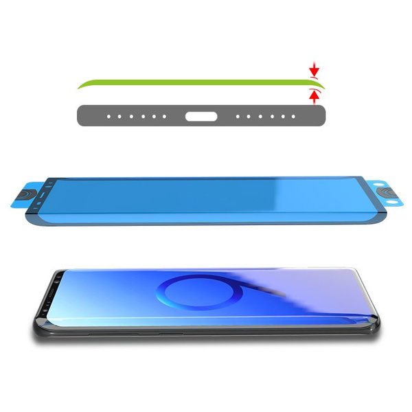 3D EDGE NANO FLEXI GLASS HYBRID FULL SCREEN PROTECTOR WITH FRAME FOR XIAOMI MI 11 TRANSPARENT