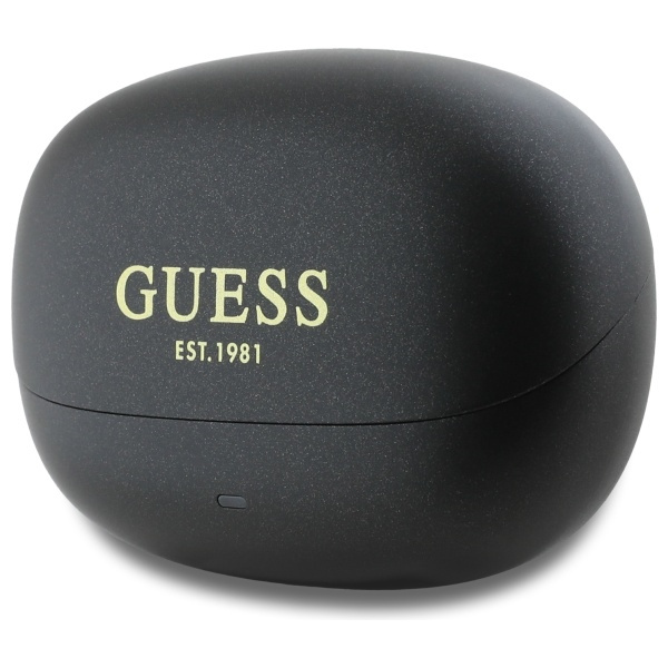 Guess słuchawki Bluetooth GUTWST88MCTGK  TWS + stacja dokująca czarny/black Capsule Printed Logo
