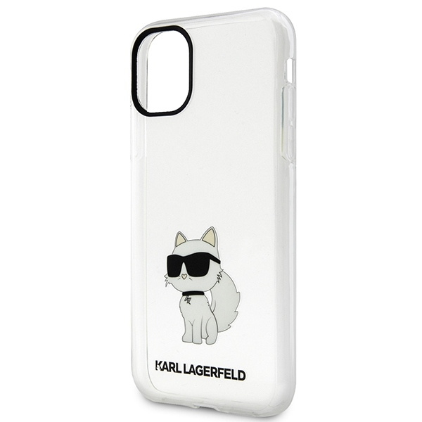 Karl Lagerfeld case for iPhone 11 / XR from the Ikonik Choupette series - transparent