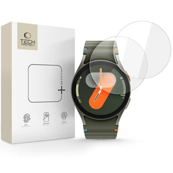 SZKŁO HARTOWANE TECH-PROTECT GLASS FIT+ 2-PACK SAMSUNG GALAXY WATCH 4 / 5 / 6 / 7 / FE (40 MM) CLEAR