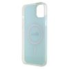 Guess GUHMP15MHITSQ iPhone 15 Plus / 14 Plus 6.7" turkusowy/turquoise hardcase IML Iridescent MagSafe