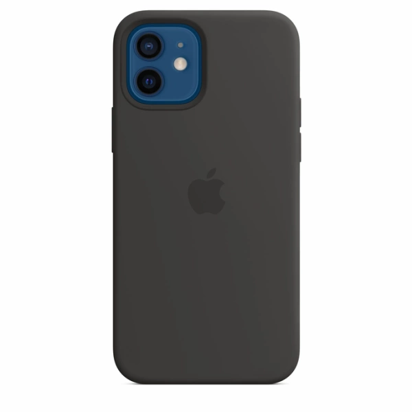 APPLE SILICONE MHL73ZM/A CASE IPHONE 12 / 12 PRO BLACK BEZ OPAKOWANIA