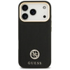 Etui Guess Grained Strass Logo MagSafe   do iPhone 17 Pro czarny