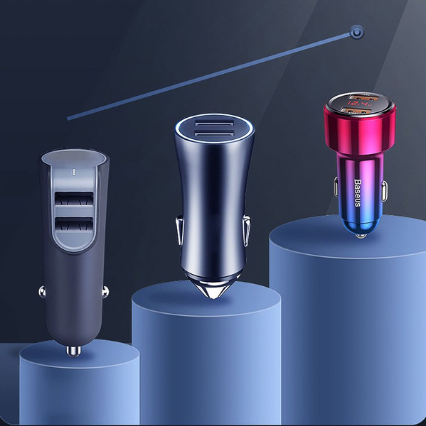 Baseus Magic Series PPS CCMLC20C-01 car charger 45W USB-C PD / USB-A QC - black