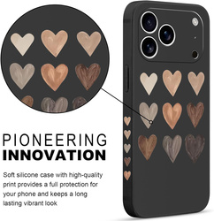 Pnakqil Iphone 17 Pro Max Case Nine Hearts Black