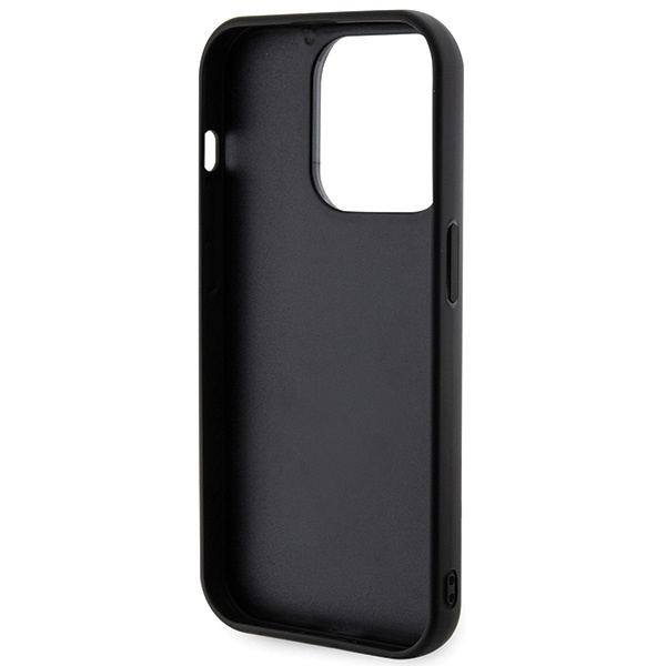 KARL LAGERFELD KLHCP15L3DMBKCK IPHONE 15 PRO 6.1 "BLACK/BLACK HARDCASE 3D RUBBER GLITTER LOGO