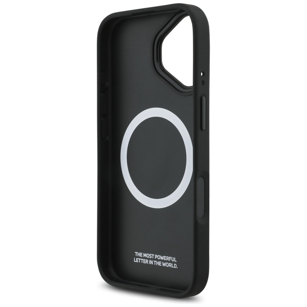 Etui BMW M Tricolor Metal Logo MagSafe   do iPhone 17 czarny