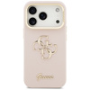 Etui Guess Grained Big 4G & Stand Camera do iPhone 17 Pro różowy