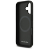 Etui Mercedes Plain Smooth Leather       MagSafe do iPhone 17 czarny