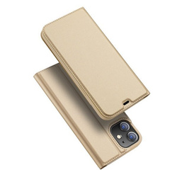DUX DUCIS SKIN PRO CASE WITH FLAP IPHONE 12/12 PRO GOLD