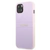 Guess GUHCP13SPSASBPU iPhone 13 mini5,4" fioletowy/purple Saffiano Hot Stamp & Metal Logo