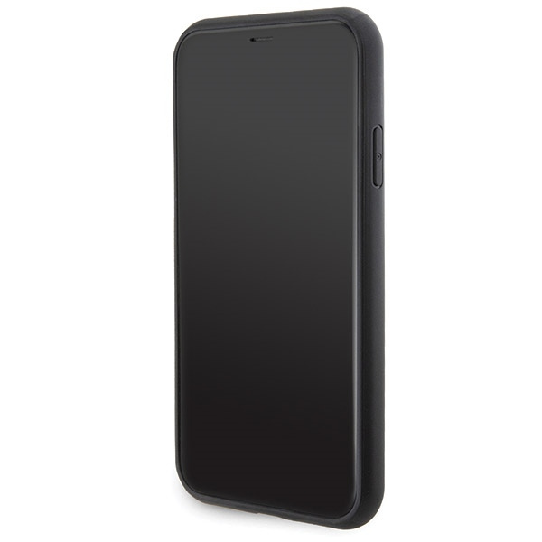 Karl Lagerfeld Quilted K Pattern case for iPhone 11 / Xr - black