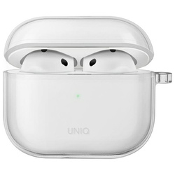 UNIQ etui Glase AirPods 4                przezroczysty/glossy clear