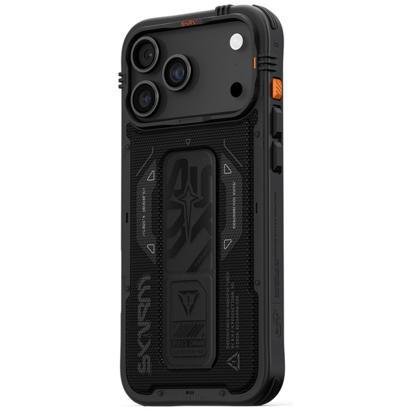 Etui Skinarma Phantom do iPhone 17 Pro   Max Magnetic Charging + Grip Stand czarny