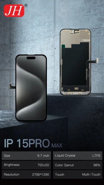 JH WYŚWIETLACZ do Apple iPhone 15 PRO MAX Incell ze zmiennym układem IC QUALITY