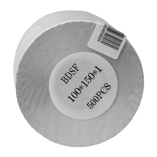 Etykiety termiczne 100x150mm (500 sztuk) - białe