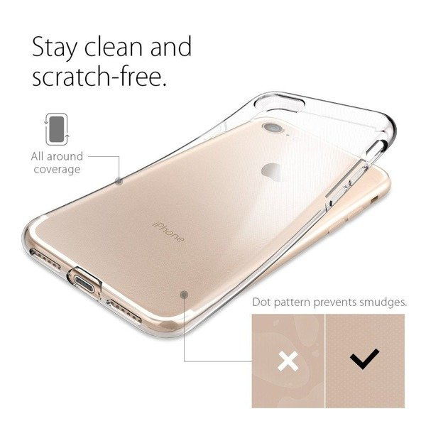 SPIGEN LIQUID CRYSTAL IPHONE 7 / 8 / SE 2020 / 2022 CRYSTAL CLEAR