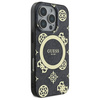 Guess GUHMP16LH4PYEEK iPhone 16 Pro 6.3" czarny/black hardcase IML Peony On 4G Background MagSafe