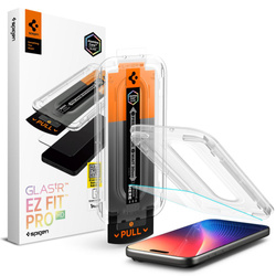 SZKŁO HARTOWANE SPIGEN GLAS.TR ”EZ FIT PRO” IPHONE 16 PRO / 17 / 17 PRO CLEAR