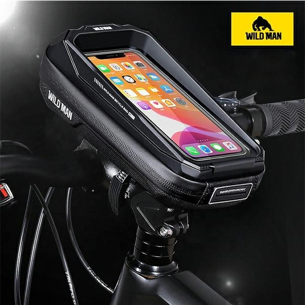 WILDMAN Etui/uchwyt rowerowy MS33 sakwa na kierownicę czarna/black