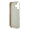 Guess GUHMP16SPGHSMME iPhone 166.1" beżowy/beige hardcase Grained Ring MagSafe