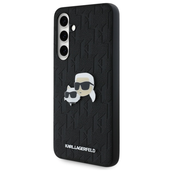 Karl Lagerfeld KLHCS24FEPGKLKCPK Sam S24  FE S721 czarny/black hardcase Monogram Karl&Chaoupette Head Pin