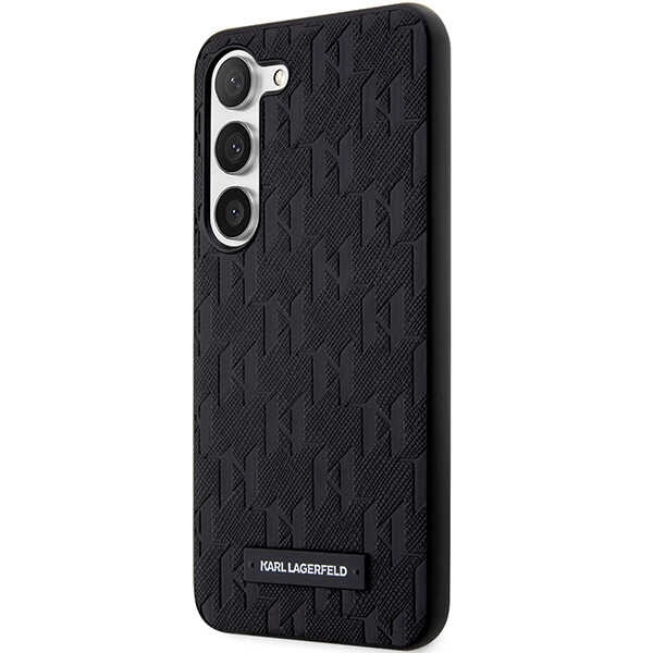 Karl Lagerfeld KLHCS23SSAKLHPK S23 S911 hardcase black/black Saffiano Mono Metal Logo