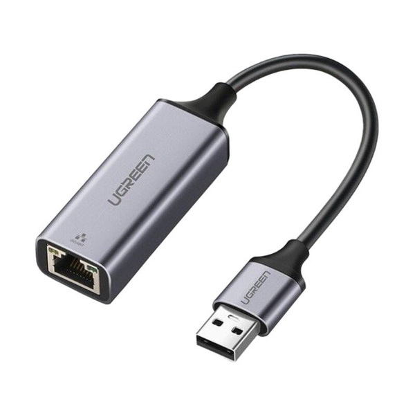 External Adapter UGREEN Gigabit Ethernet USB 3.0 (grey)