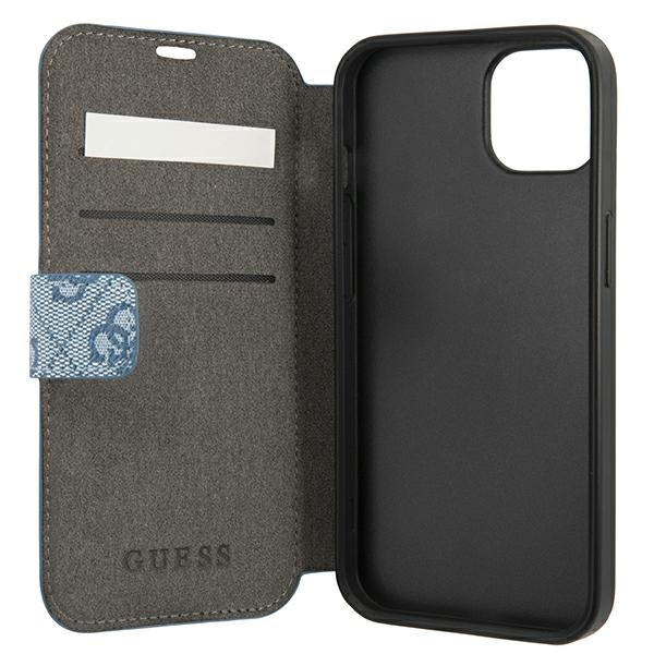 Guess GUBKP13S4GDBL iPhone 13 mini 5,4"niebieski/blue book 4G Stripe