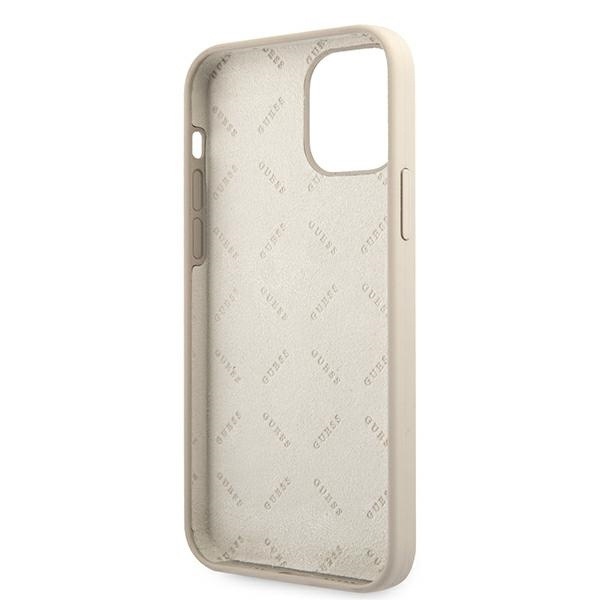 Guess GUHCP12LLSVSGP iPhone 12 Pro Max6,7" szaro różowy/grey pink hardcase Silicone Vintage