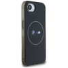 Etui BMW IML Metal White Circle MagSafe  do iPhone 16e czarny