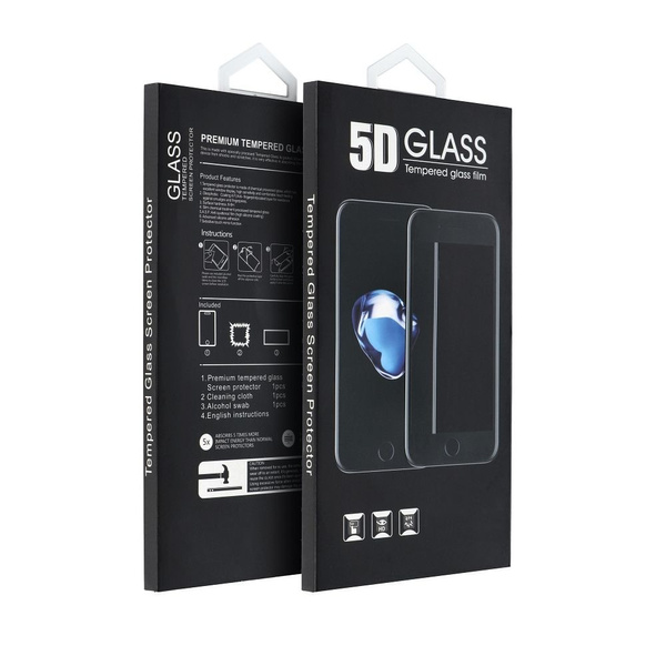5D Full Glue Tempered Glass - do iPhone 17 Pro Max czarny