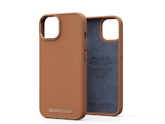 Njord "Genuine" Cover für Apple iPhone 14 Plus, cognac