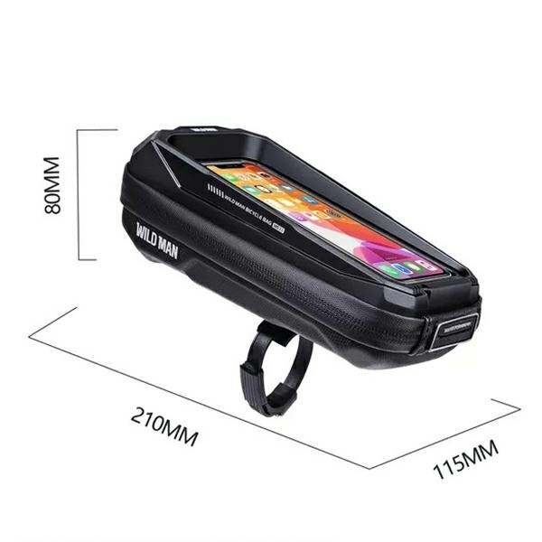 WILDMAN Etui/uchwyt rowerowy MS33 sakwa na kierownicę czarna/black