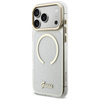 Etui Guess IML Glitters Script Strap     MagSafe do iPhone 17 Pro Max przezroczysty