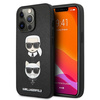 KARL LAGERFELD KLHCP13XSAKICKCBK IPHONE 13 PRO MAX 6,7" CZARNY/BLACK HARDCASE SAFFIANO KARL & CHOUPETTE