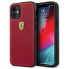 Ferrari FESPEHCP12SRE iPhone 12 mini 5.4" red/red hardcase On Track Perforated