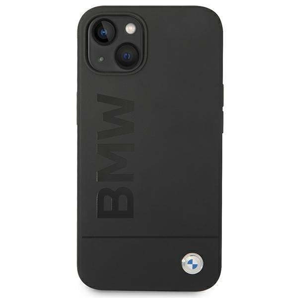 Etui BMW Silicone Signature Logo MagSafe na iPhone 14 Plus - czarne