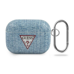 GUESS GUACAPTPUJULLB AIRPODS PRO COVER NIEBIESKI/LIGHT BLUE JEANS COLLECTION