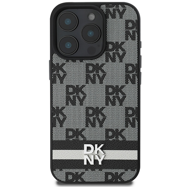 DKNY DKHCP16XPCPTSSK iPhone 16 Pro Max6,9" czarny/black hardcase Checkered Pattern & Printed Stripes