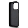 DKNY DKHMP15LPSHRPSK iPhone 15 Pro6.1" czarny/black hardcase Leather Pattern Monogram Metal Logo MagSafe