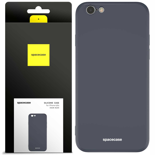 Spacecase Etui Silicone Case iPhone 6/6s black